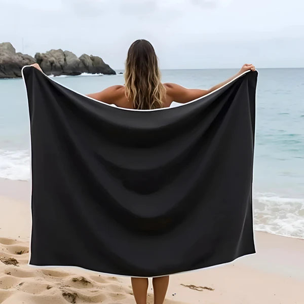 Manyetik Mikrofiber Havlu – Otomatik Sarma, Hızlı Kurutma, Eller Serbest Kullanım |3 Renk 190x76 cm